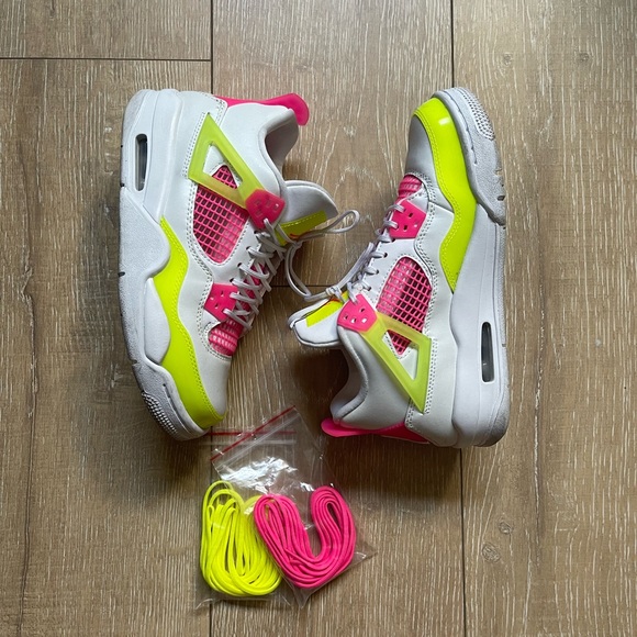 Nike Shoes - 2020 AIR JORDAN 4 RETRO GS LEMON